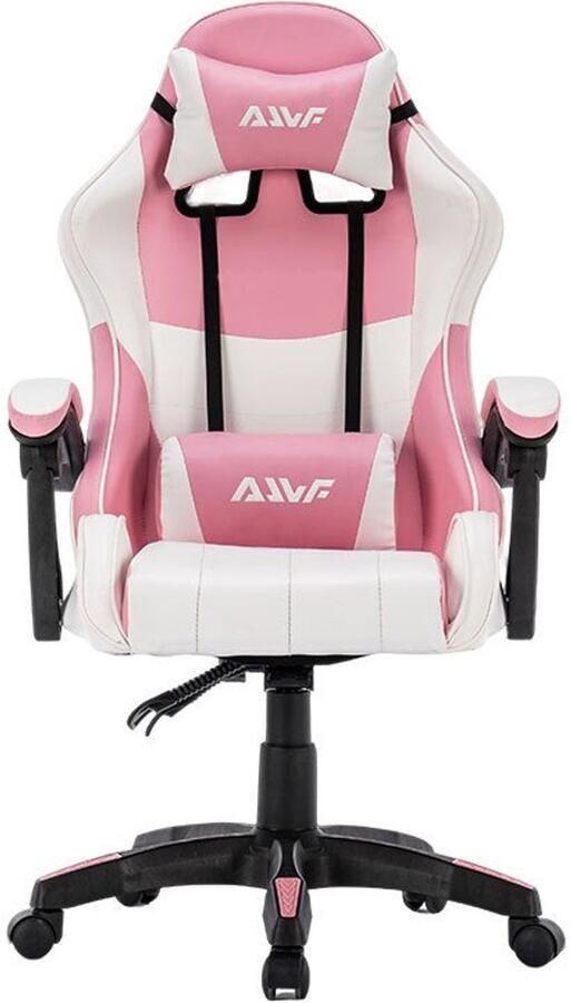 Corenia Gamestoel – Gaming Stoel – Game Stoel – Gaming Chair – Bureaustoel – Ergonomisch Design – Verstelbare Rugleuning & Zitting – Roze