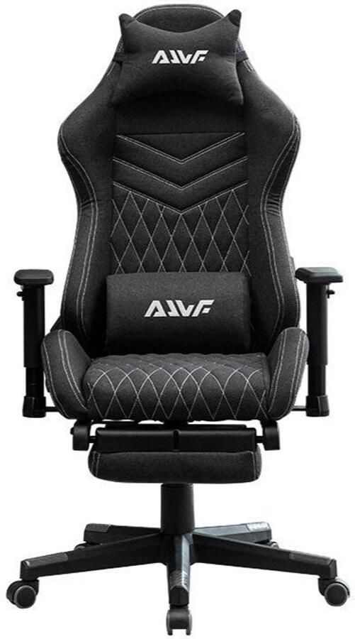 Corenia Gamingstoel – Gamestoel – Bureaustoel – Computstoel – Stoel – Zwart – Pocketveer Zitting – Verstelbare Voetensteun