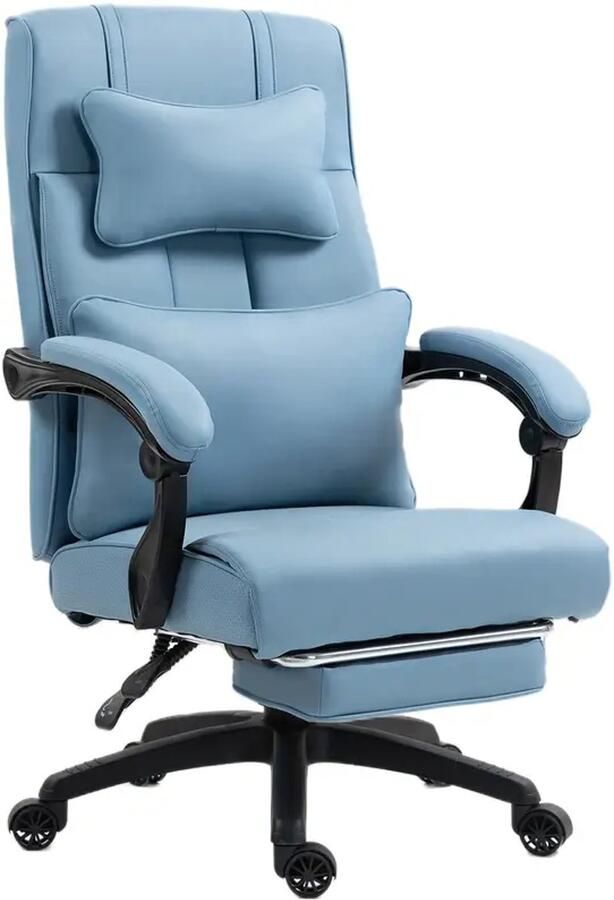Corenia Gamingstoel – Gamestoel – Bureaustoel – Gaming Chair – Game Stoel – Ergonomisch Hoogte Verstelbare Rugleuning – Kunstleer Met Voetsteun – Belastbaar Tot 159 kg