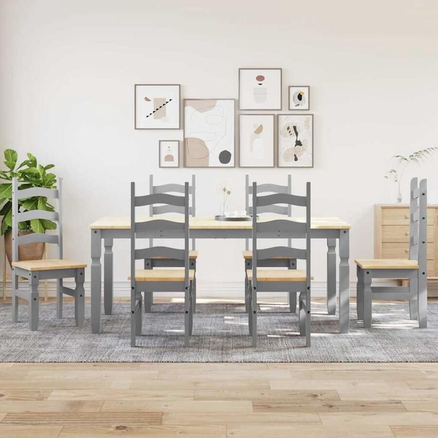 Corenia Houten Eettafel – Eettafel Massief Hout – Tafel Eetkamertafel – Eettafel 180 cm – Robuust Massief Eiken – Makkelijk Onderhoud