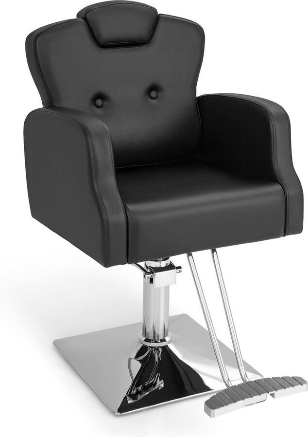 Corenia Kappersstoel – Barber Chair – Salonstoel – Hairstyling Stoel – Knipstoel – Hydraulisch Verstelbaar – 360° Draaibaar – Gewichtscapaciteit 150 kg – Zithoogte Verstelbaar 54 5-69 5 cm