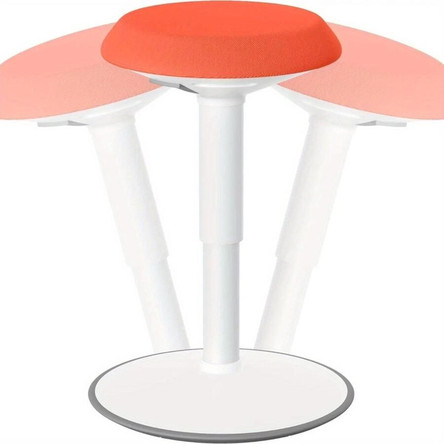 Corenia Kappersstoel – Salonstoel – Werkkruk – Zadelkruk – Bureaustoel – Verstelbare Zithoogte 43-61 cm – Comfortabele Schuimzitting & Anti-slip TPE Basis