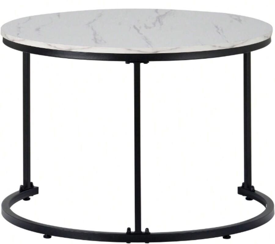 Corenia Koffietafel Table Coffe table Living Room Table Eenvoudige hoge salontafel Wit Moderne minimalistische stijl Combinatie salontafelset Home Leisure Table