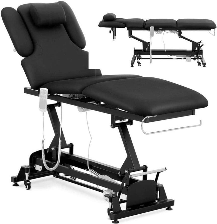 Corenia Massagetafel – Behandelbank – Massagebed – Therapiebed – Behandeltafel – Elektrisch Verstelbaar – Max Draagvermogen 250 kg