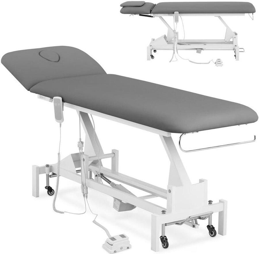 Corenia Massagetafel – Elektrische Behandelingstafel – Massagebank – Fysiotherapietafel – Wellness Tafel – Verstelbare Hoogte 44-90 cm – Draagkracht 200 kg – Comfortabele Ecoskin Bekleding