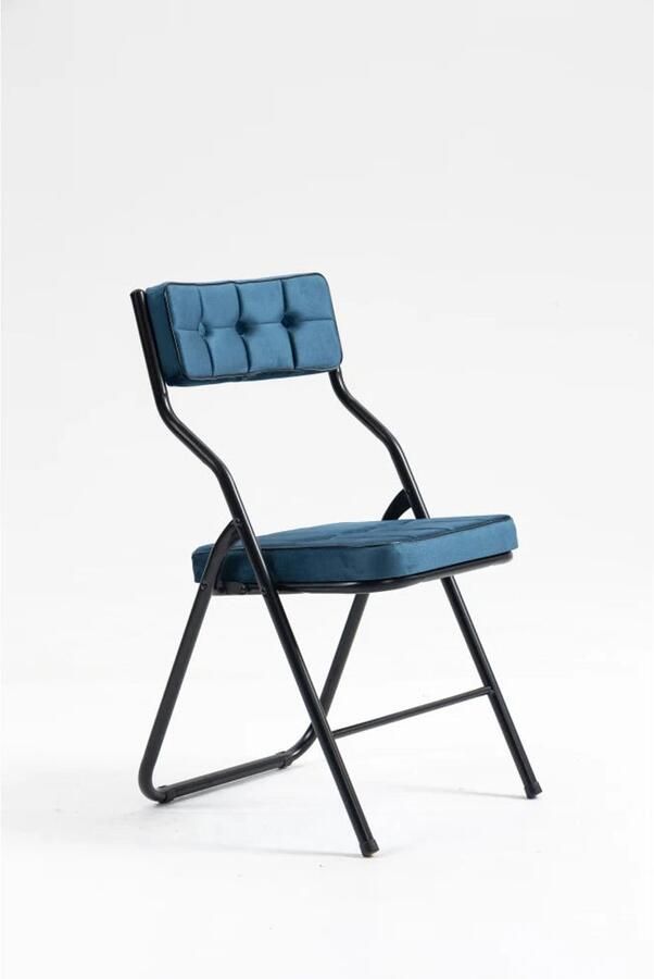 Corenia Opvouwbare Stoelen – Klapstoelen – Eetkamerstoelen – Campingstoelen – Tuinstoelen – Comfortabel Kussen – Stalen Frame