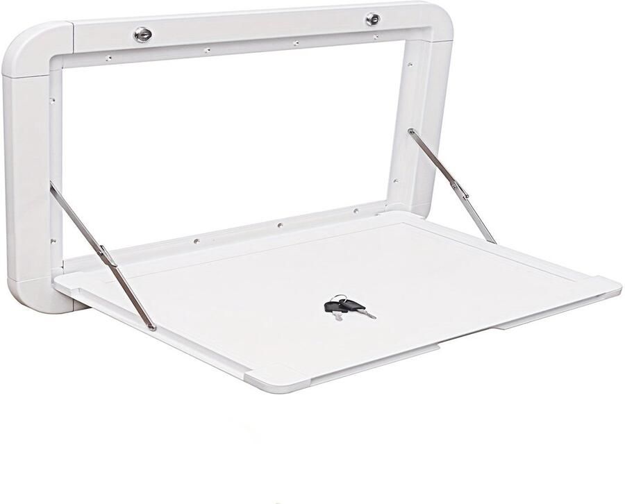 Corenia Opvouwbare Tafel – Klaptafel – Wandtafel – Campingtafel – Vouwtafel – Aluminium – Ruimtebesparend – 80x40 cm