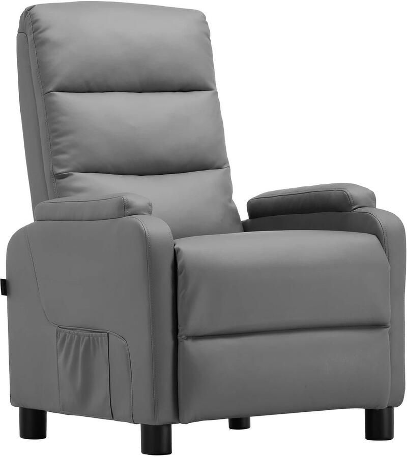 Corenia Relaxfauteuil – Verstelbare Fauteuil – Lounge Stoel – Relaxstoel – TV Fauteuil – Verstelbare Rugleuning 90°-160° – Hoogwaardig PU-Leder