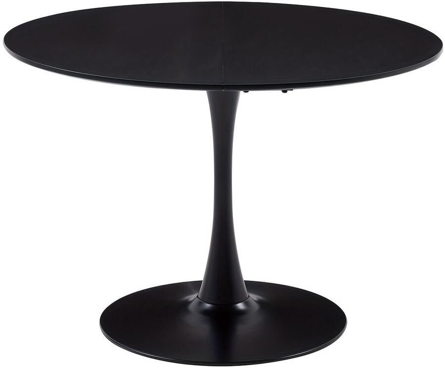 Corenia Ronde Eettafel – Ronde Tafel – Eetkamertafel – Keukentafel – Cafétafel – Modern Tulip Onderstel – Wit Tafelblad