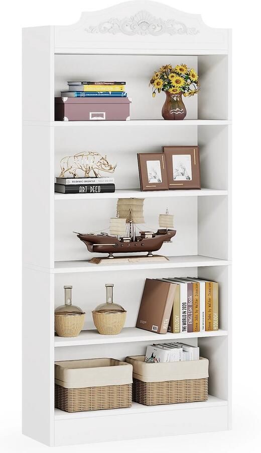 Corenia Schoenenkast – Opbergrek – Schoenrek – Kast – 5 Ruime Vakken – Modern Minimalistisch Design