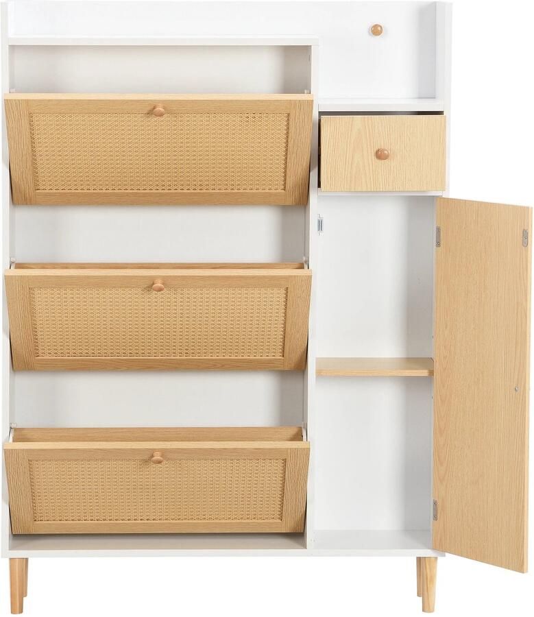 Corenia Schoenenkast – Schoenenopberger – Schoenenrek – Schoenenkabinet – Schoenenelement – Ruimtebesparend – Stevig – Compact