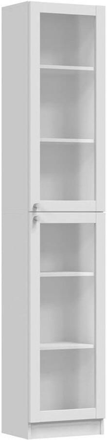 Corenia Vitrinekast – Vitrine – Glazen Kast – Displaykast – Opbergkast – 40 cm Breed – 16mm Gelamineerd Spaanplaat – 2 Glazen Deuren