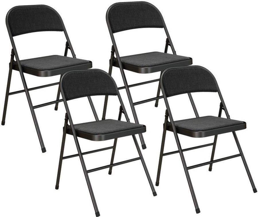 Corenia Vouwstoelen – Klapstoelen – Bureaustoelen – Vergaderstoelen – Wachtkamerstoelen – Ergonomisch Ontwerp – Geheugenfoam Zit- en Rugkussen – Sterk Stalen Frame – Compact Opvouwbaar