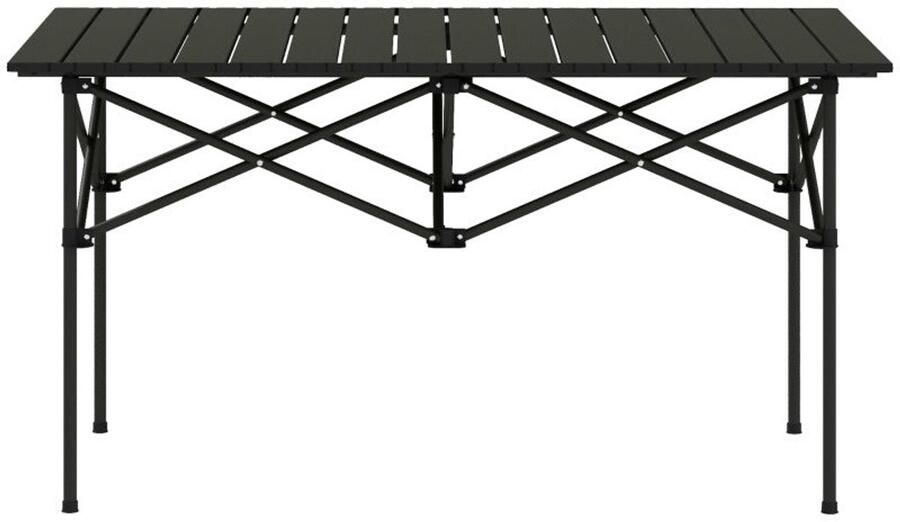 Corenia Vouwtafel – Opvouwbare Tafel – Kamp-Tafel – Picknicktafel – Balkontafel – Lichtgewicht Aluminium – Verstelbare Hoogte – Stevige X-Frame Constructie