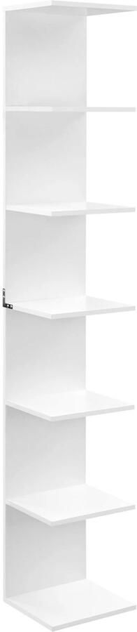 Cosas Buenas WOLTU Wandunit 7-laags Vrijstaand Opbergplank Boekenkasten Boekenplank Woonkamer Slaapkamer