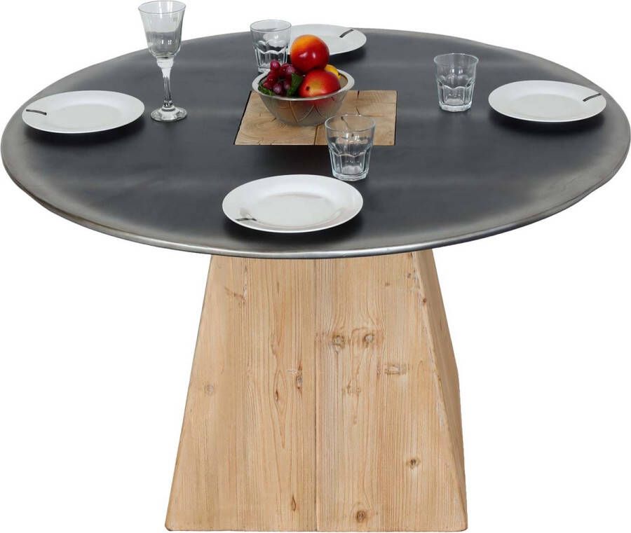 Cosmo Casa Eettafel Chique Metaallook Industriële Charme Functioneel Design