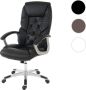 Cosmo Casa Ergonomische Bureaustoel Stijlvol Design Modern Comfort en Stabiliteit Verstevigd Onderstel Zwart - Thumbnail 2