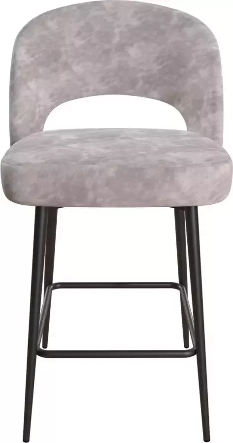 CosmoLiving by Cosmopolitan Barkruk Astor Zacht verdikte zitting en rugleuning messingkleurig frame zithoogte 63 cm (1 stuk) - Foto 8