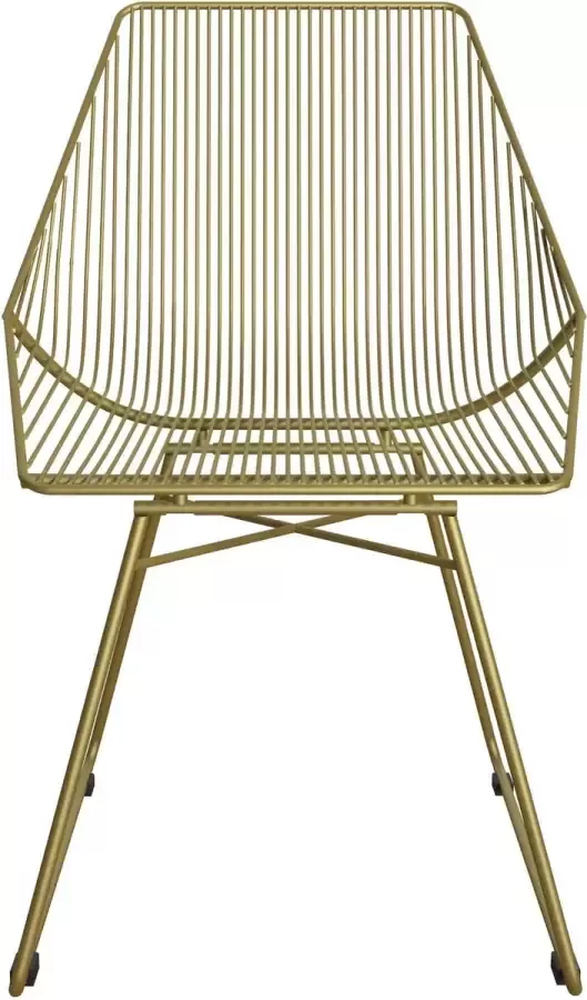 CosmoLiving by Cosmopolitan Ellis Eetkamerstoel in metaal goud