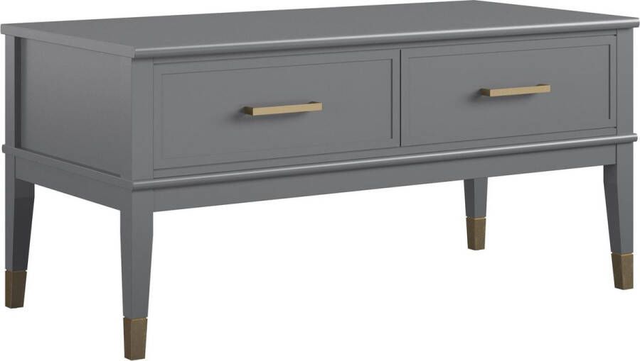 CosmoLiving by Cosmopolitan Salontafel Westerleigh Bergruimte van gemakkelijk te onderhouden mdf poten van massief hout hoogte 51-76 cm