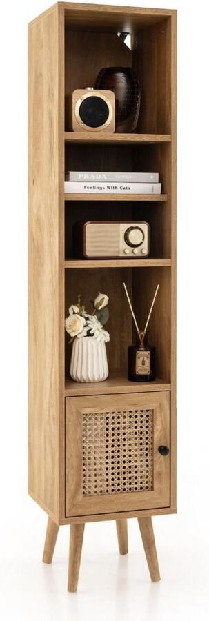 Costway SureDeal Opbergkast Keukenkast Dressoir Bohemian 29 5x29 5x137 cm Huiskamer Kast Keuken