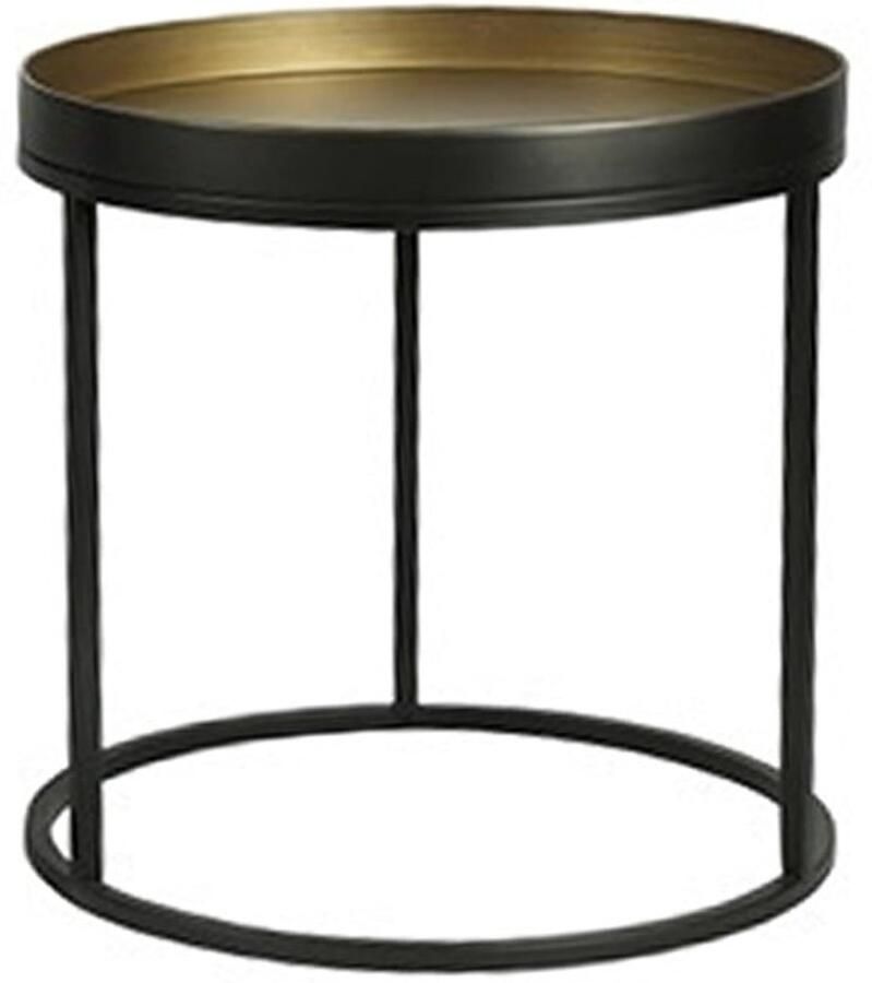 Countryfield Bijzettafel Marton Goud 35 x 36 cm