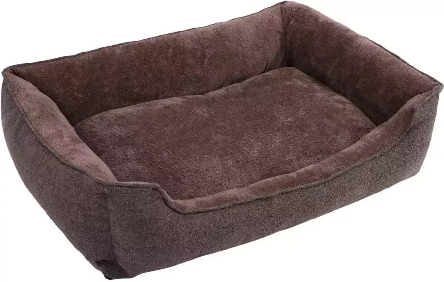 Cozy living Hondenmand Mand Hondenkussen Wasbaar 110 cm bruin