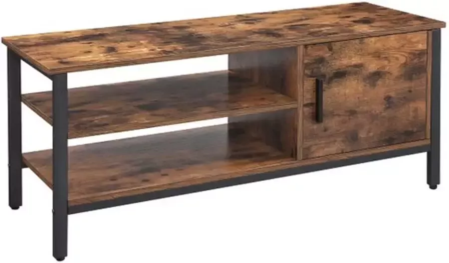 Cozy living Tv-meubel Tv-tafel lowboard met kast en 2 planken