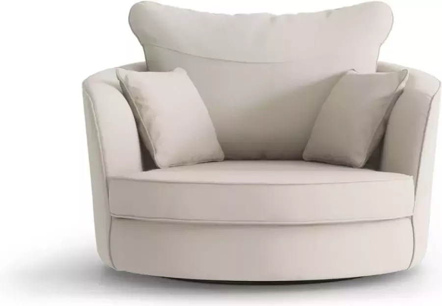 Cozyhouse Fauteuil Vendôme linnen draaibaar