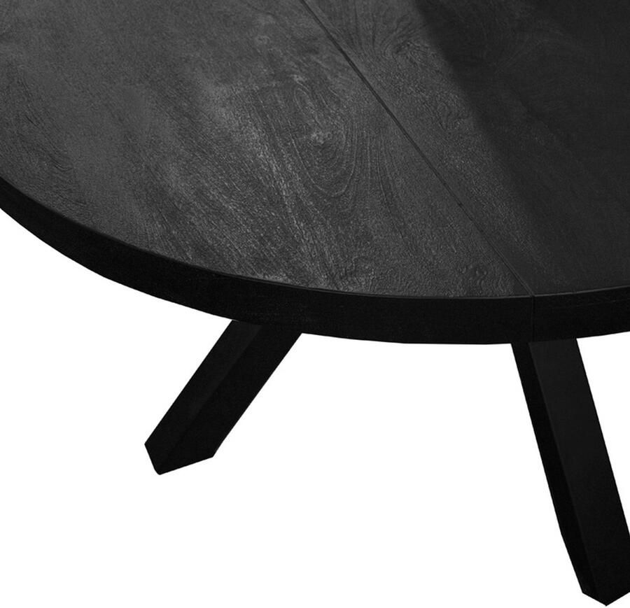 Creamont Eettafel Loftli Black Wood