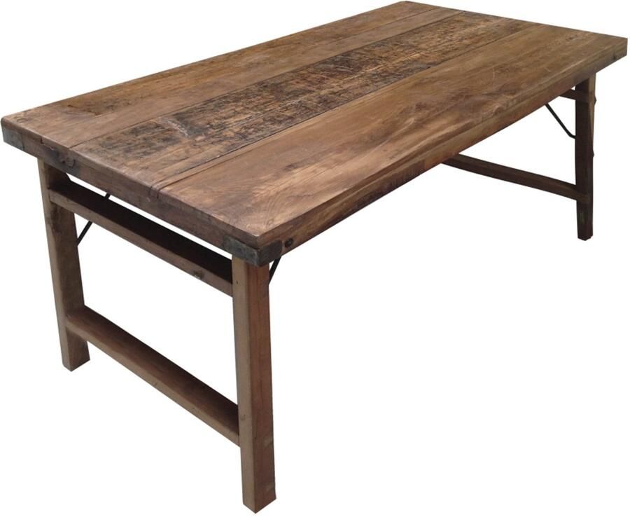 Creamont Eettafel Loftli Brown Wood