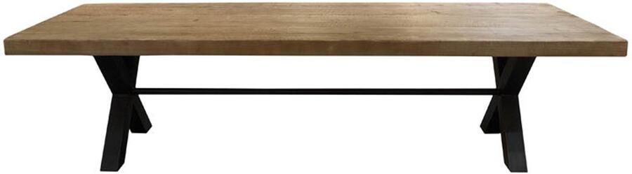 Creamont Eettafel Loftli Brown Wood