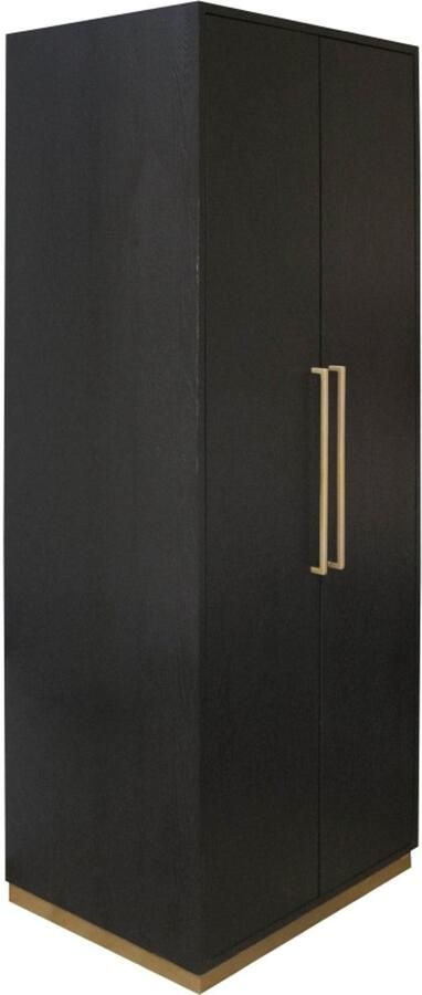 Creamont Kledingkast Loftli Black Wood