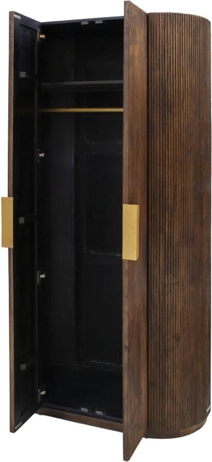 Creamont Kledingkast Loftli Brown Wood