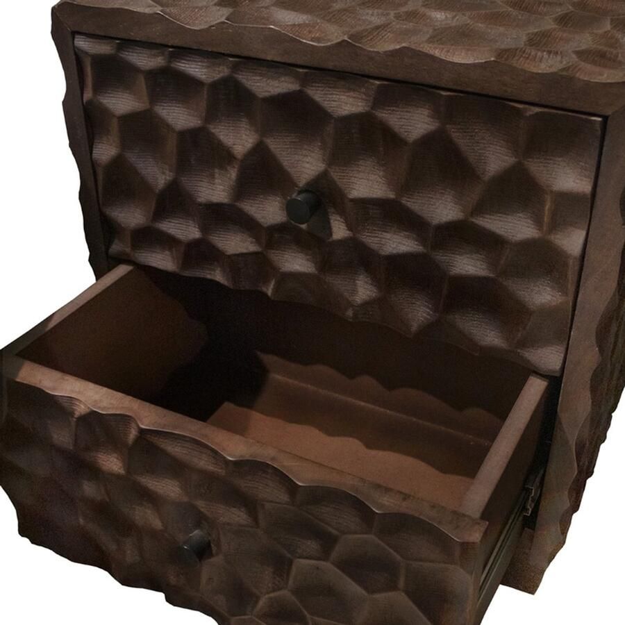 Creamont Nachtkast Loftli Brown Wood