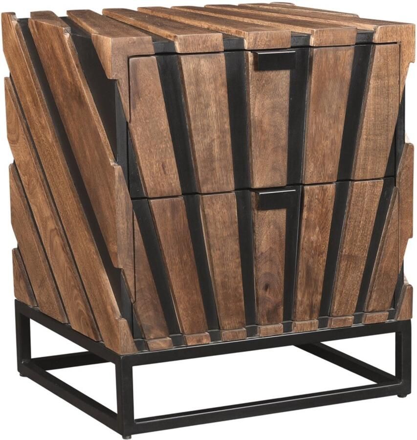 Creamont Nachtkast Loftli Brown Wood