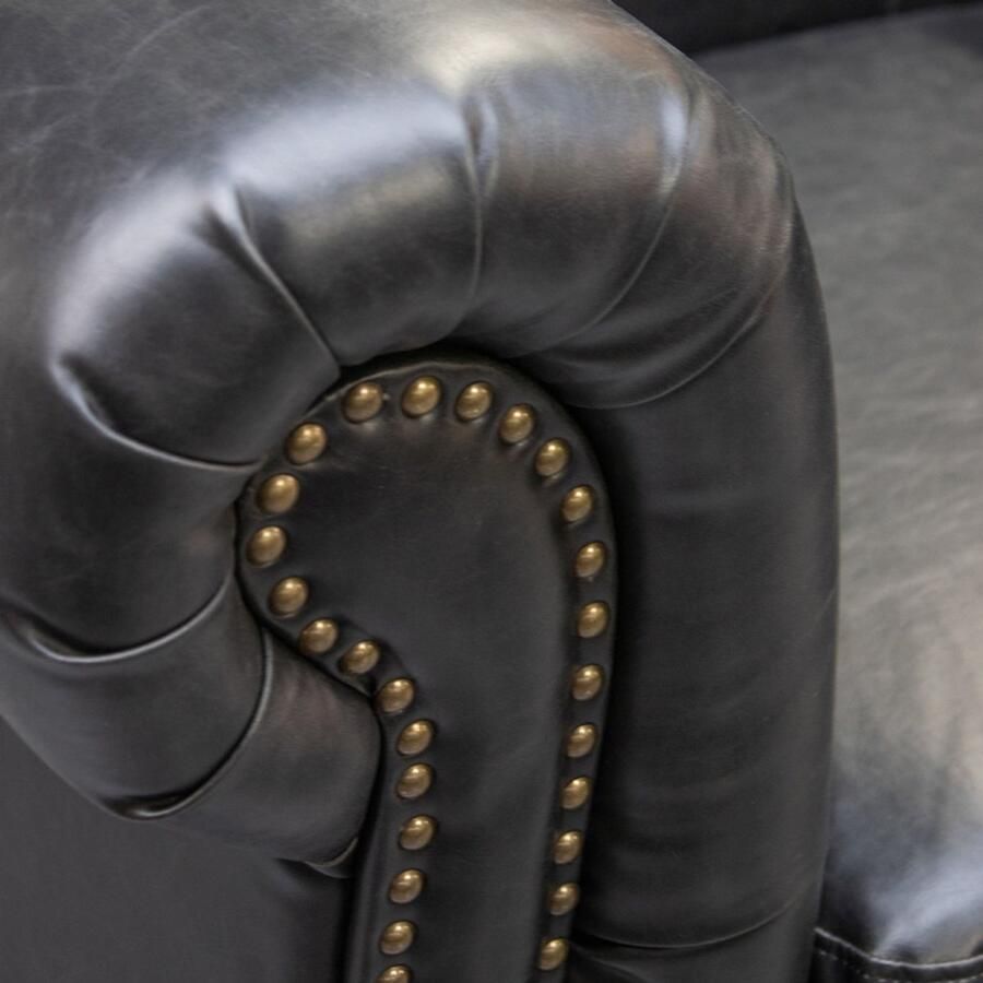 Creamont Sofa Loftli Black Fabric