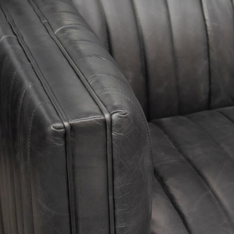 Creamont Sofa Loftli Black Leather