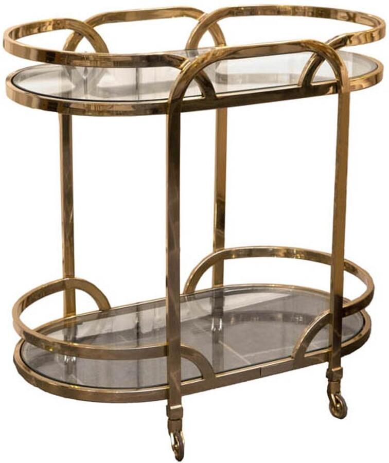 Creamont Trolley Loftli Gold Stainless steel