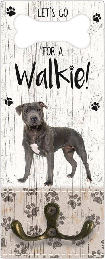 Creatief Art Leibanddrager: Engelse Staffordshire Bull Terriër Kapstok voor: Hondenriem Halsband Hondentuig - Foto 2