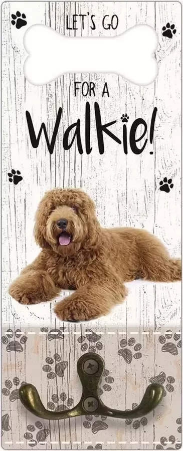 Creatief Art Leibanddrager: labradodel bruin Kapstok voor: Hondenriem Halsband Hondentuig