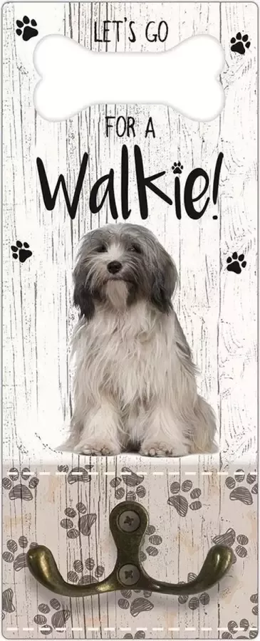 Creatief Art Leibanddrager: Tibetaanse Terriër Kapstok voor: Hondenriem Halsband Hondentuig