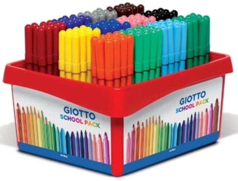 Creativ company Giotto Stiften Kleuren School Pack 144st