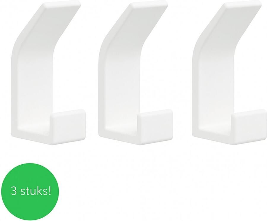 Creative solutions kapstokhaak wit wandhaak handoekhaakjes wandkapstok kapstok