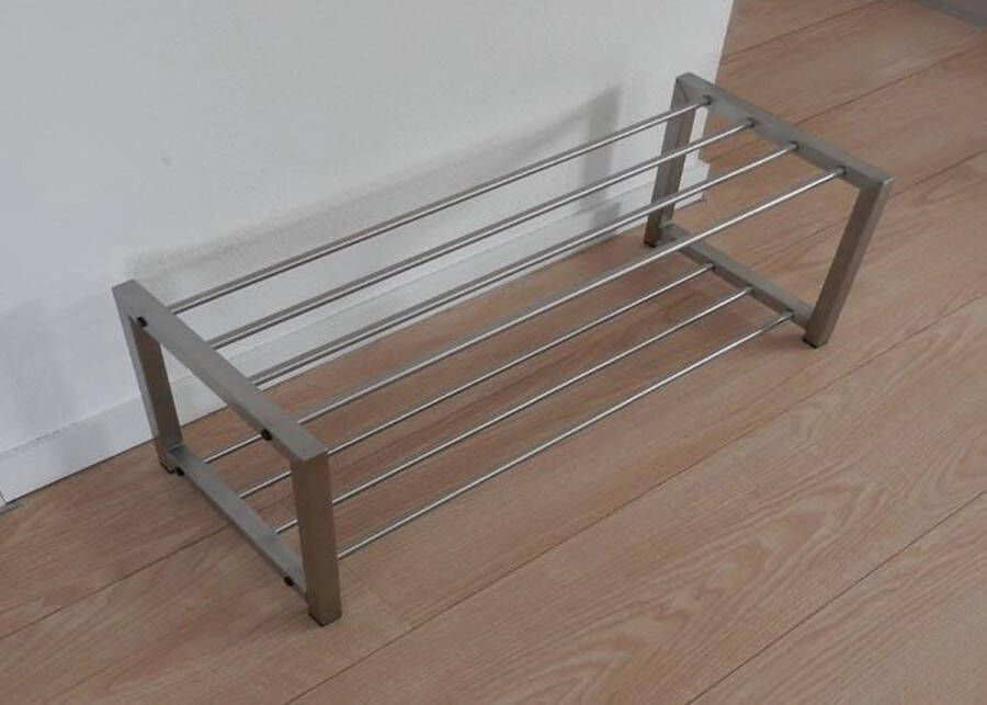 Credo Benelux schoenenrek opbergrek rvs rek design schoenenrek modern schoenenrek rvs