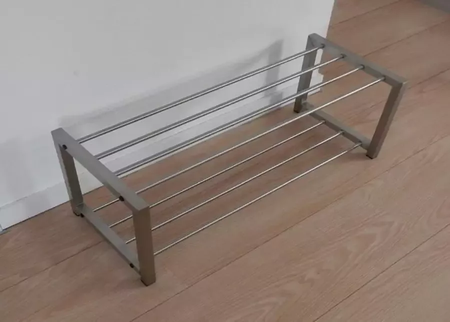 Credo Benelux schoenenrek opbergrek rvs rek design schoenenrek modern schoenenrek rvs