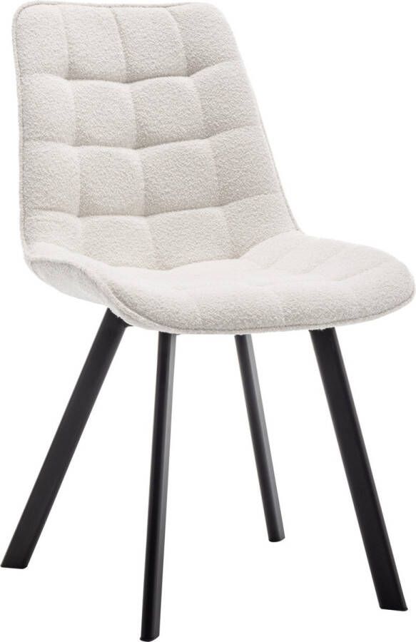 Furnihaus Criks Eetkamerstoelen set van 4 Felix Boucle Creme - Foto 2