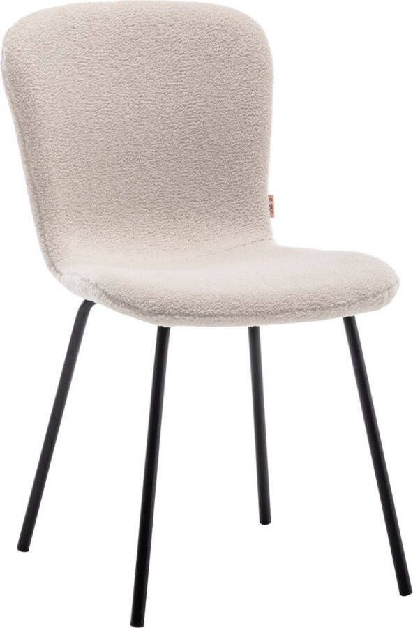 Furnihaus Criks Eetkamerstoelen Set van 4 Luca Teddy Beige - Foto 2