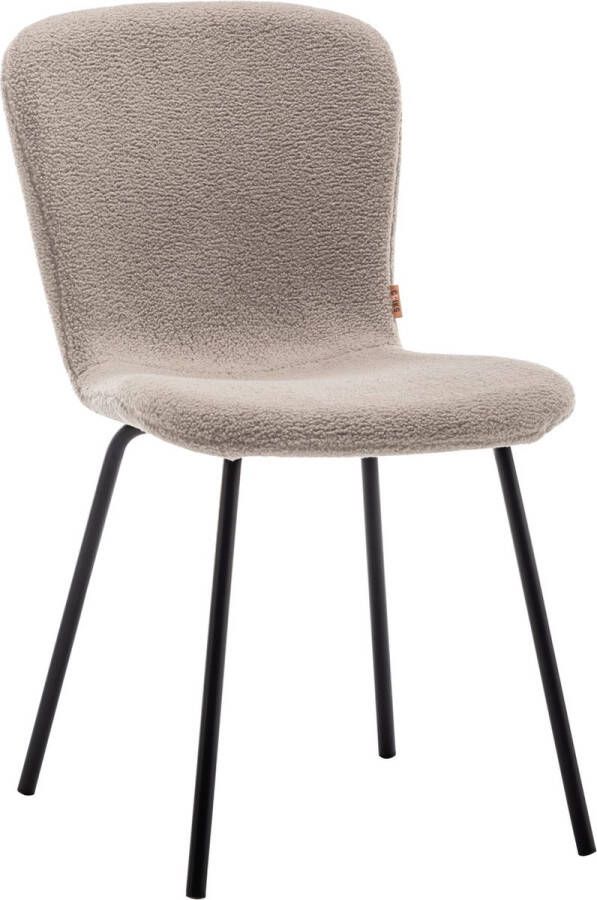 Furnihaus Criks -Eetkamerstoelen Set van 4 Luca Teddy Taupe - Foto 2