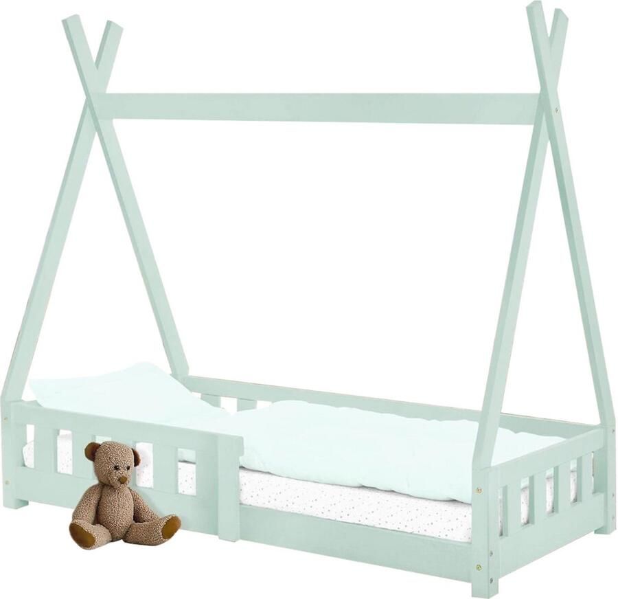 CRLYN Kinderbed Peuterbed Mintgroen